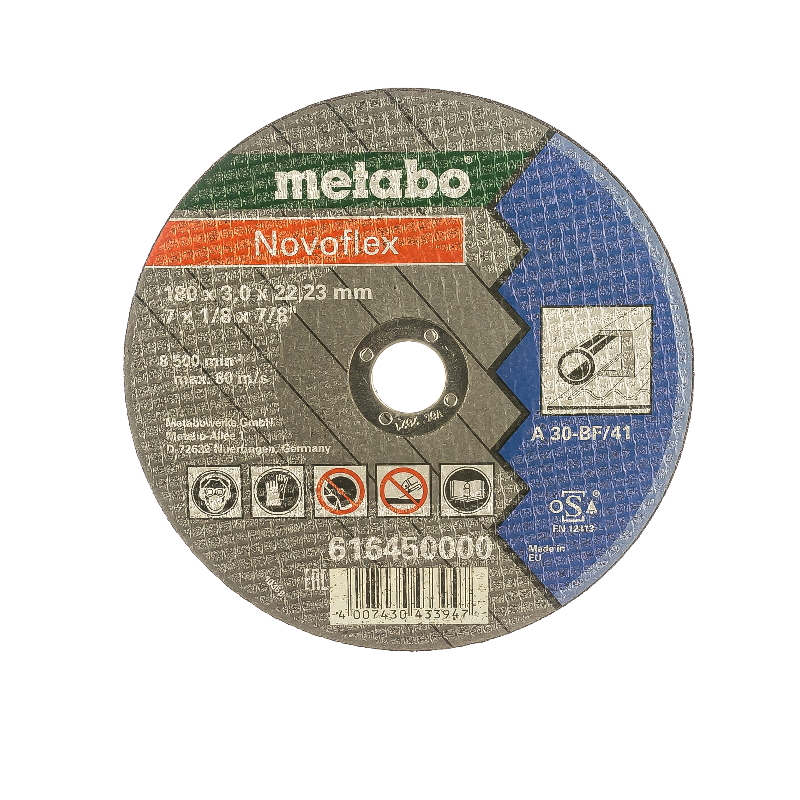 Отрезной круг по стали Metabo Novoflex 616450000 180x3 мм 100₽