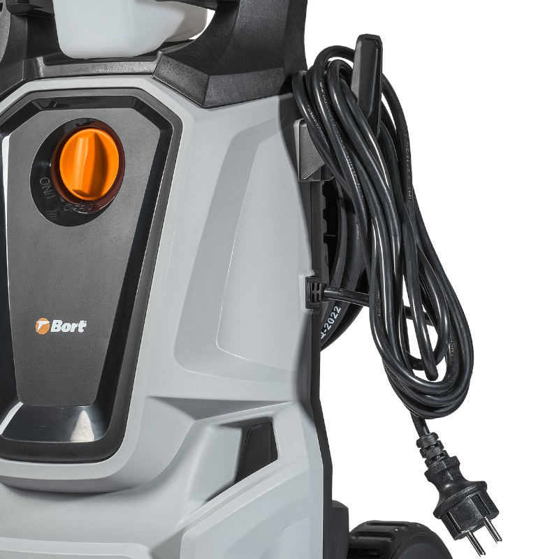 Мойка высокого давления Bort KEX-2700-R 93416145, 190 бар, 2,5 кВт, 8 л/мин, бесщеточный двигатель, набор аксессуаров 12 шт, автоотключение при перегреве во Владимире