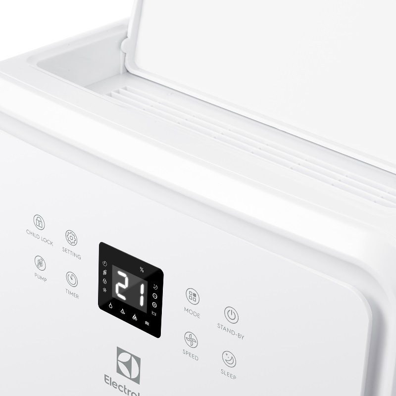 Осушитель воздуха комнатный Electrolux EDH-65L НС-1248745 (влагоудаление 80 л/сут, сбор конденсата: бак/трубка)