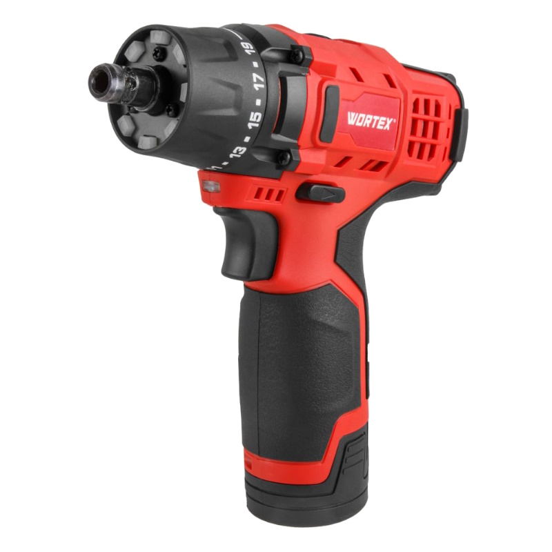 Аккумуляторная дрель-шуруповерт Wortex BD 1215 LiSET 1326470, в чемодане