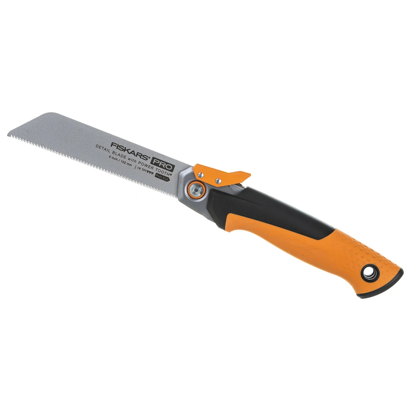 Пила складная Fiskars PowerTooth 1062932 (150мм 19 зубьев на дюйм)