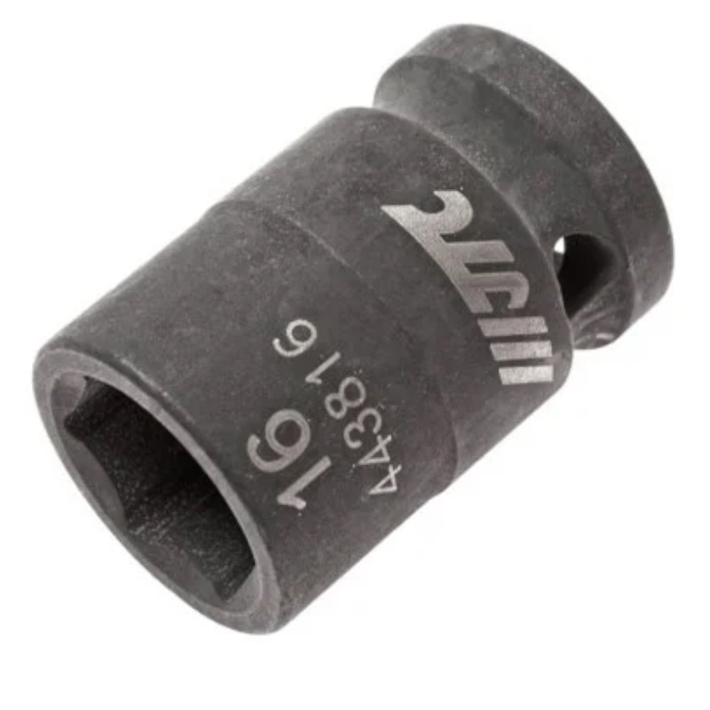 Головка торцевая ударная 6-гранная JTC JTC-443816, 1/2"х16мм, длина 38мм, JTC/1/10/200