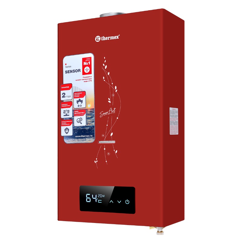 Газовый водонагреватель Thermex S 20 MD (Art Red) ЭдЭБ02975 в Муроме