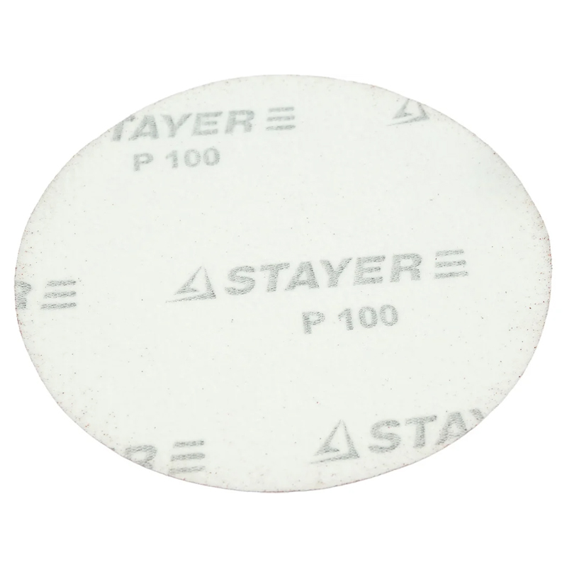 Круг шлифовальный велкро Stayer, 35453-125-100 (Ф125мм, Р100, без отверстий, 5шт) в Иваново