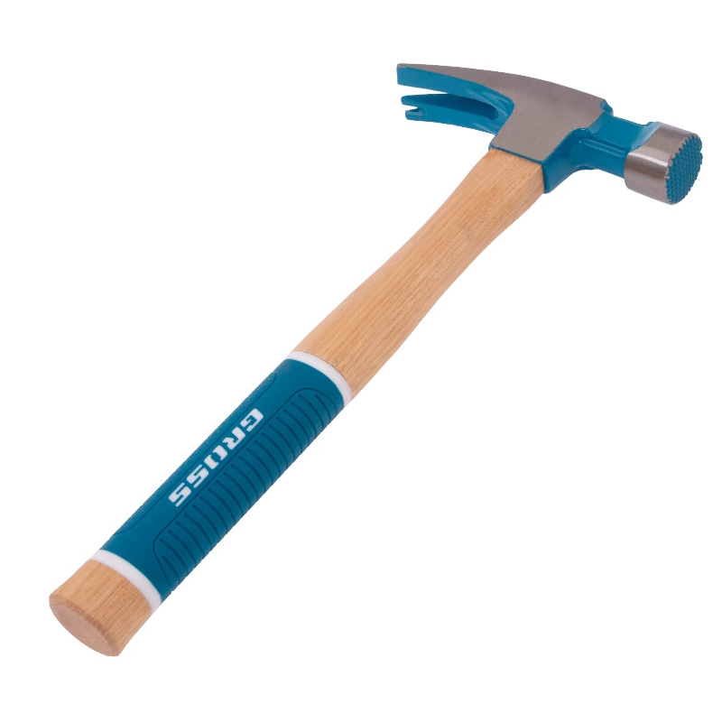 Молоток-гвоздодер Gross 10425, 680 г, угол 75, магнит, обрезиненная рукоятка AMERICAN HICKORY  в Александрове