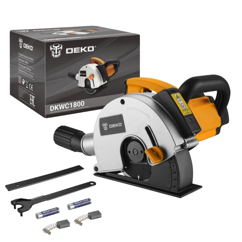 Штроборез Deko DKWC1800 125 мм 1800 Вт лазерный указатель 063-4241 10651₽