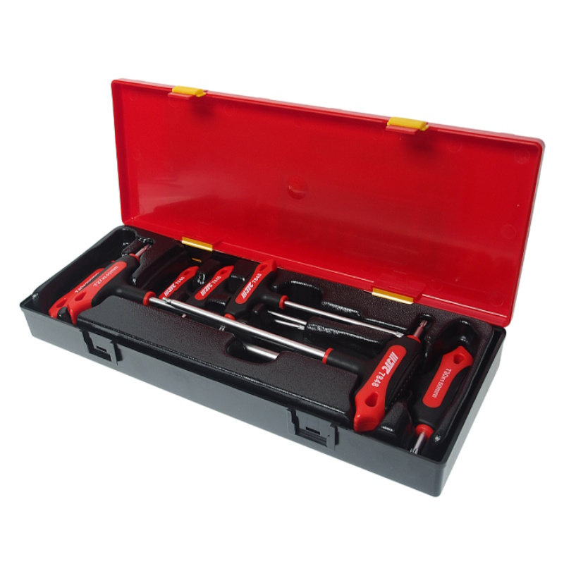 Набор ключей JTC JTC-K6074, TORX с отверстием, с Т-образной ручкой T10H-T40H, 7 предметов в Угличе