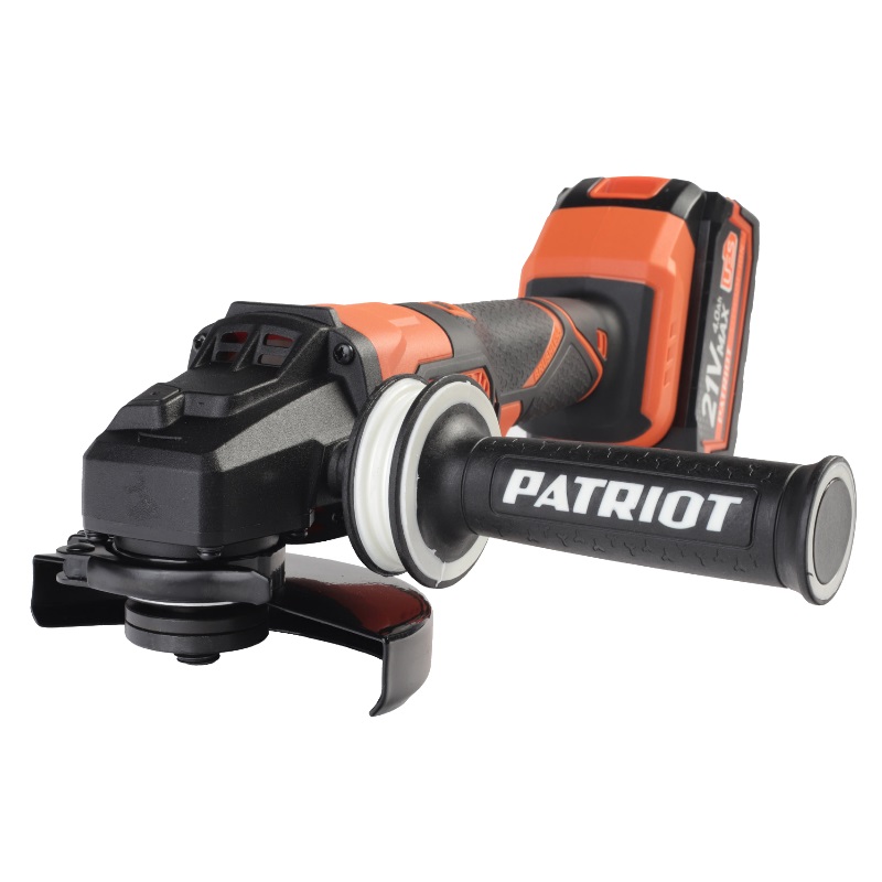 Аккумуляторная болгарка Patriot AG 125 Li UES в комплекте с аккумулятором и ЗУ в Коврове