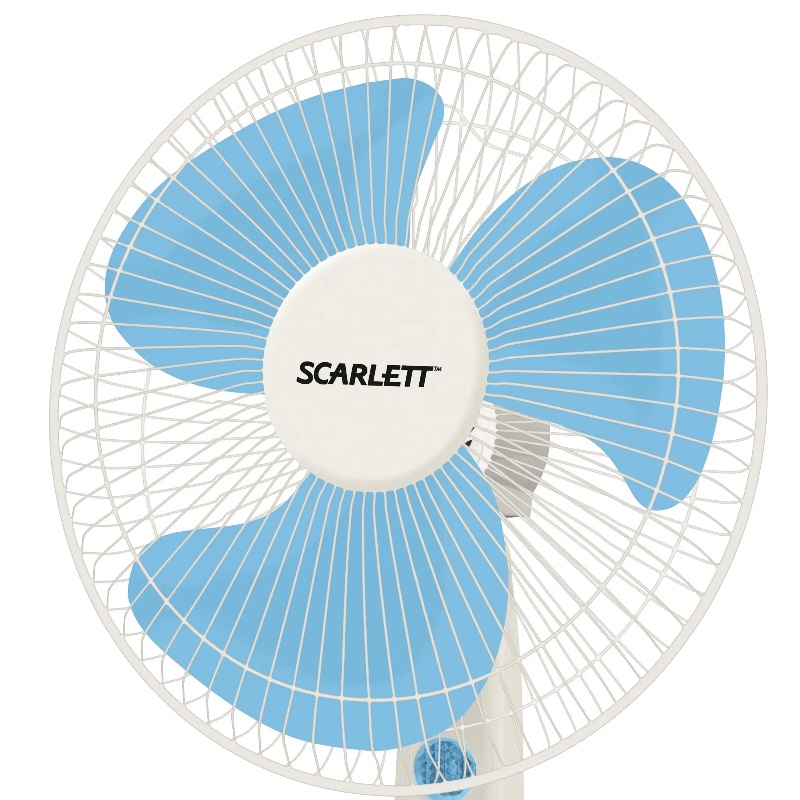 Наклонный напольный вентилятор Scarlett SC-1174 (3 скорости, 45 вт, диаметр лопастей 40 см, регулировка наклона и поворота) в Ярославле