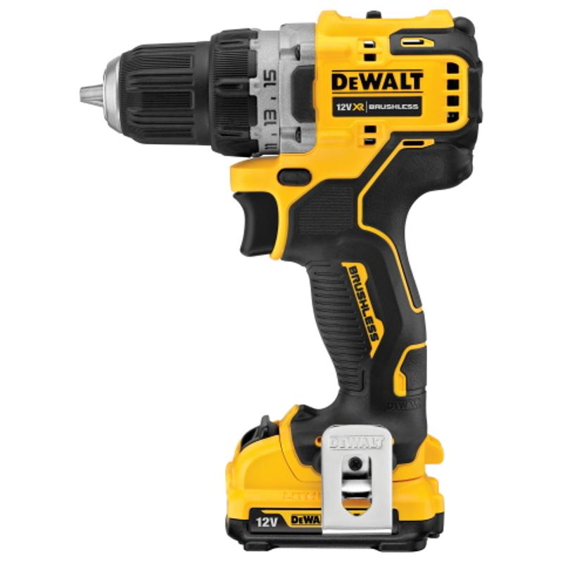 Аккумуляторная дрель-шуруповерт DeWalt DCD701D2-QW (58 нм, быстрозажимной, напряжение 12 в) в Костроме