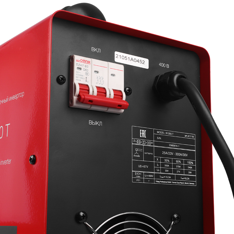 Инвертор сварочный Fubag IR 300 T