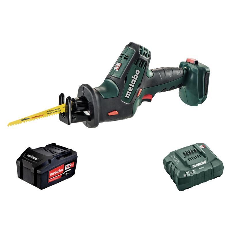 Аккумуляторная cабельная пила Metabo SSE 18 LTX Compact T03340 (аккумулятор li-ion; толщина металла 6 мм, дерева 180 мм) в Рыбинске