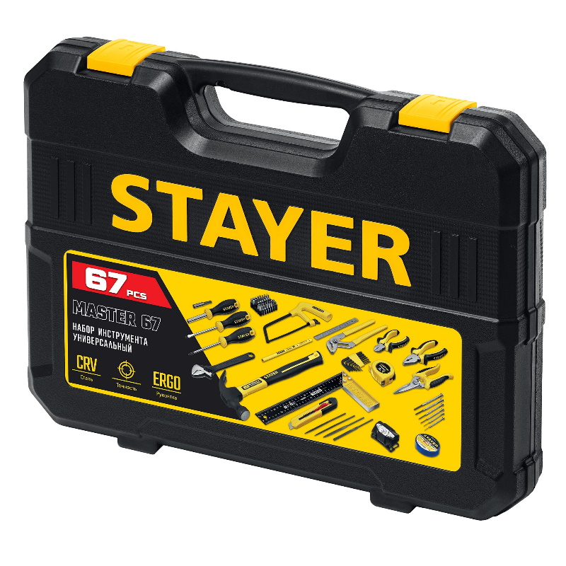 Универсальный набор инструмента для дома Stayer Master-67 22055-H67, 67 предметов в Кинешме