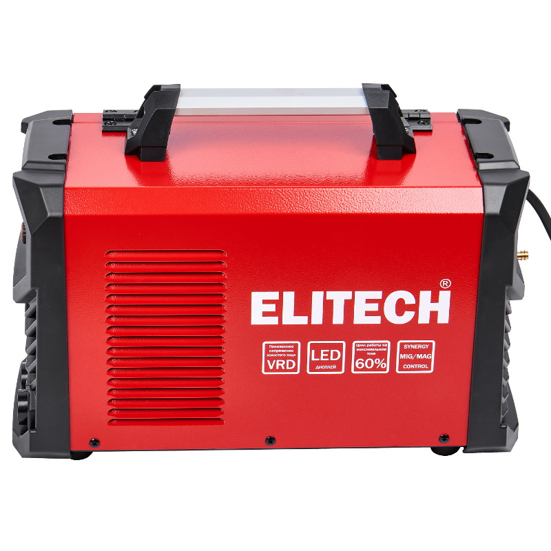 Инвертор Elitech АИС 160 СИН ЖК 204748, MIG/MAG, 220В, 4.1 кВт, 20-160А в Угличе