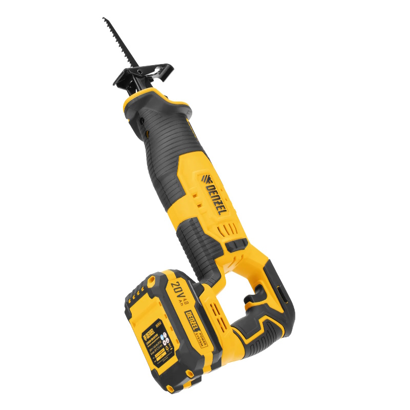 Пила сабельная аккумуляторная Denzel RS-180 28801, Li-Ion, 20 В  в Туле