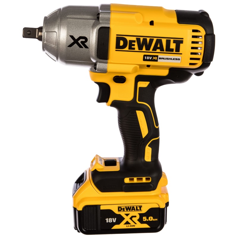 Аккумуляторный ударный гайковерт DeWalt DCF899P2-QW (бесщеточный тип двигателя, напряжение аккумулятора 18 в)