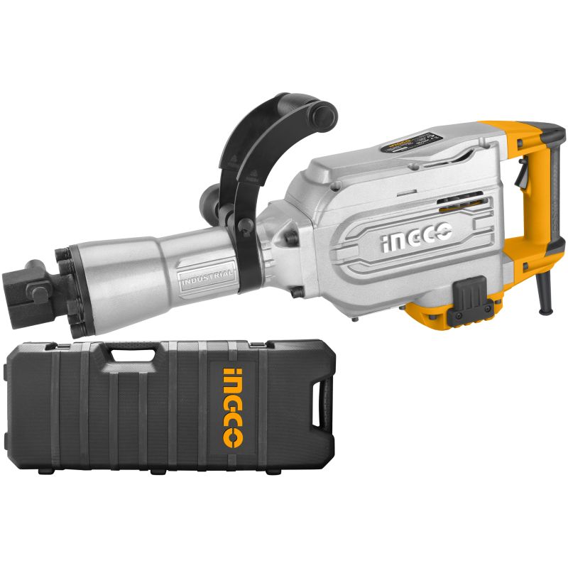 Отбойный молоток INGCO PDB17008 Industrial (вес 16.8 кг, набор комплектующих, кейс) в Рыбинске