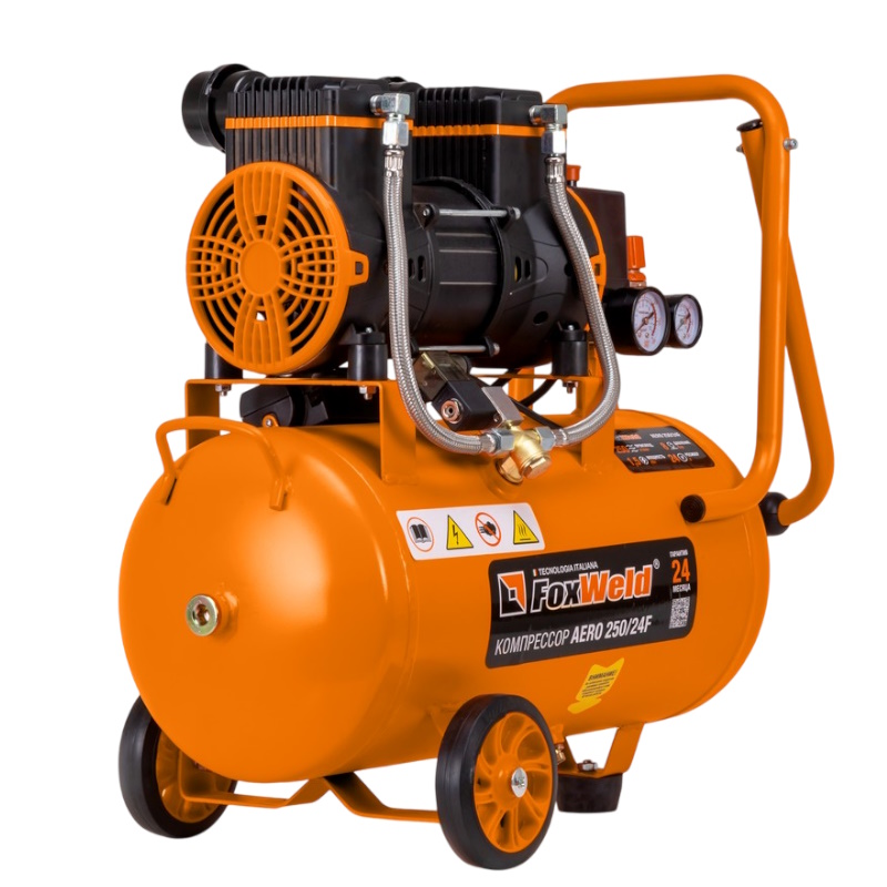 Компрессор безмасляный FoxWeld AERO 250/24F 9983