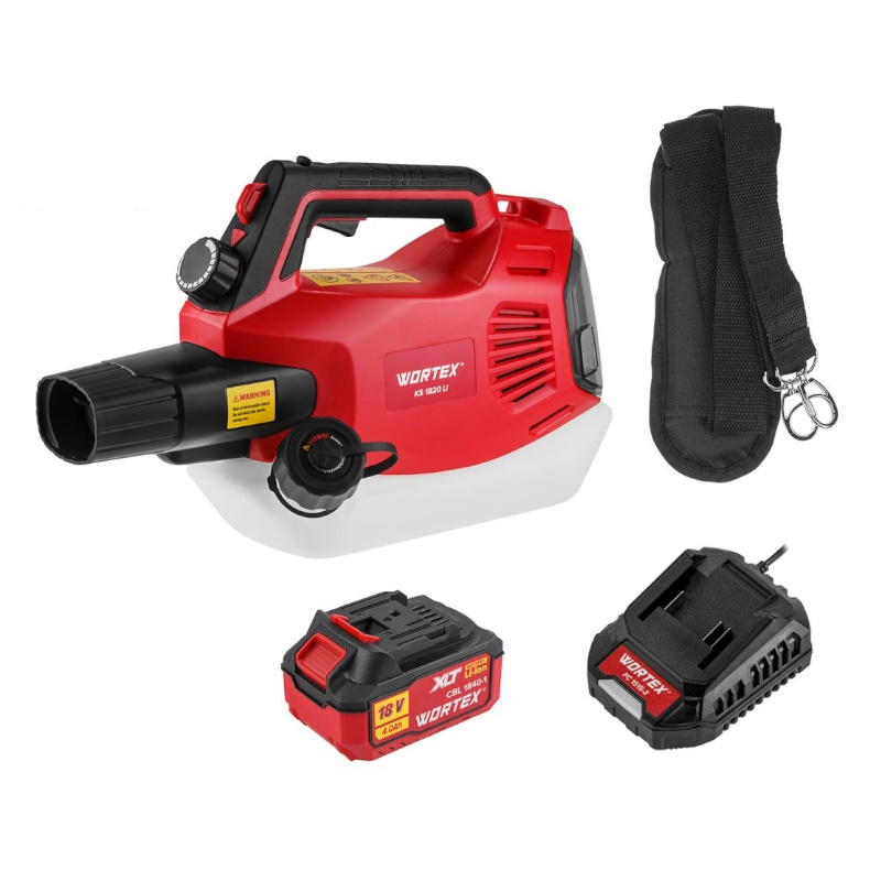 Аккумуляторный опрыскиватель Wortex KS 1820 Li ALL1 XLT SET 18В 1335926, в коробке, 4 Ач акб, 2 л, 200 мл/мин в Угличе