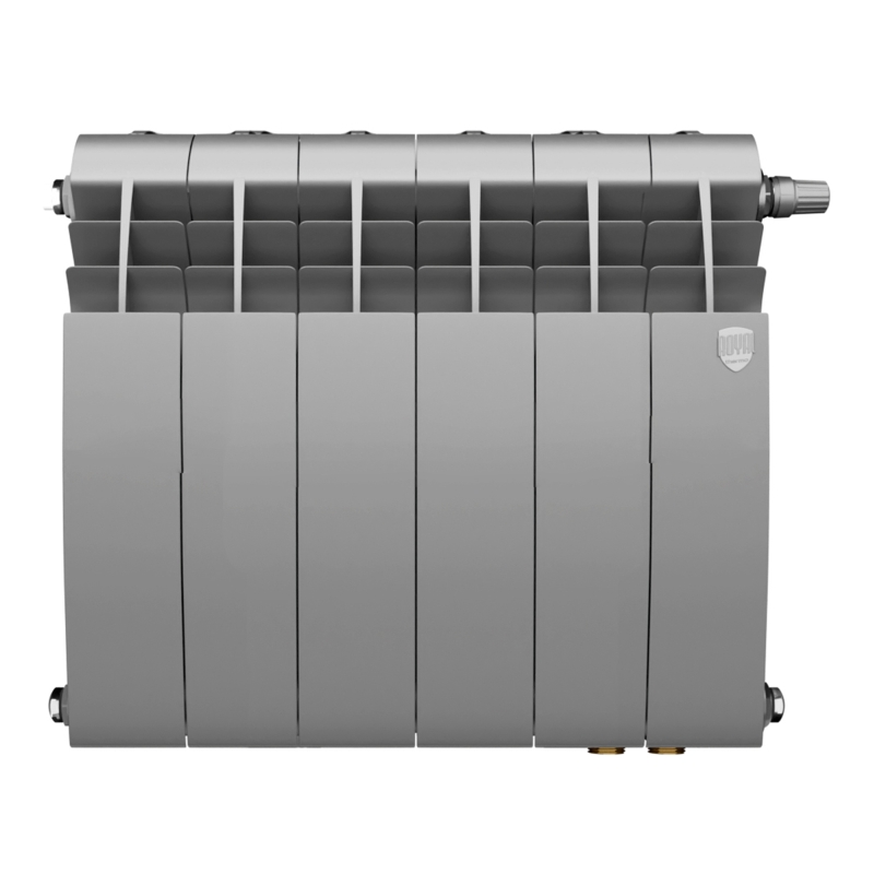 Радиатор Royal Thermo BiLiner 350 Silver Satin VR80 НС-1506300, 6 секций в Кинешме