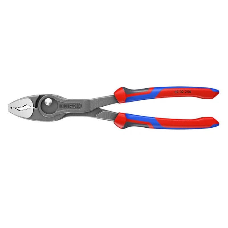 Клещи с фронтальным и боковым захватами Knipex TwinGrip KN-8202250, зев 5-27 мм, длина 250 мм, 3-комп ручки в Угличе