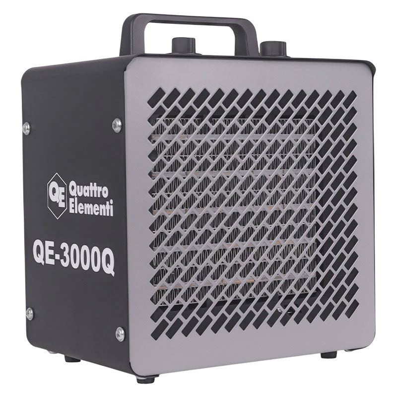 Электрический керамический тепловентилятор Quattro Elementi QE3000Q 915-977, куб, 2,0/3,0 кВт в Переславле