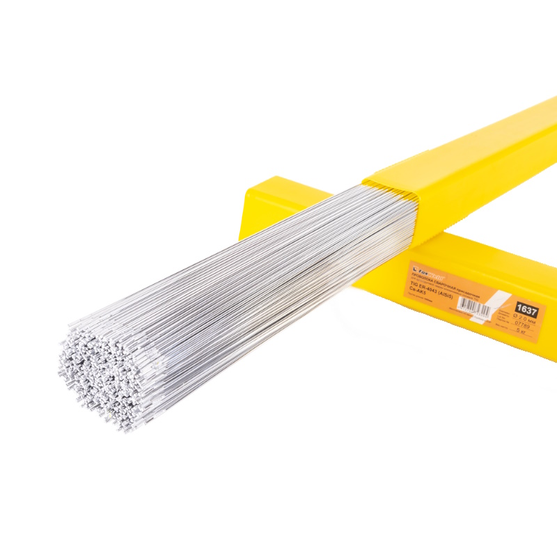 Пруток алюминиевый FoxWeld АL Si 5 1637 (ER-4043) д.2,0х1000 мм, 5 кг (1 пачка, пр-во /КНР) в Угличе