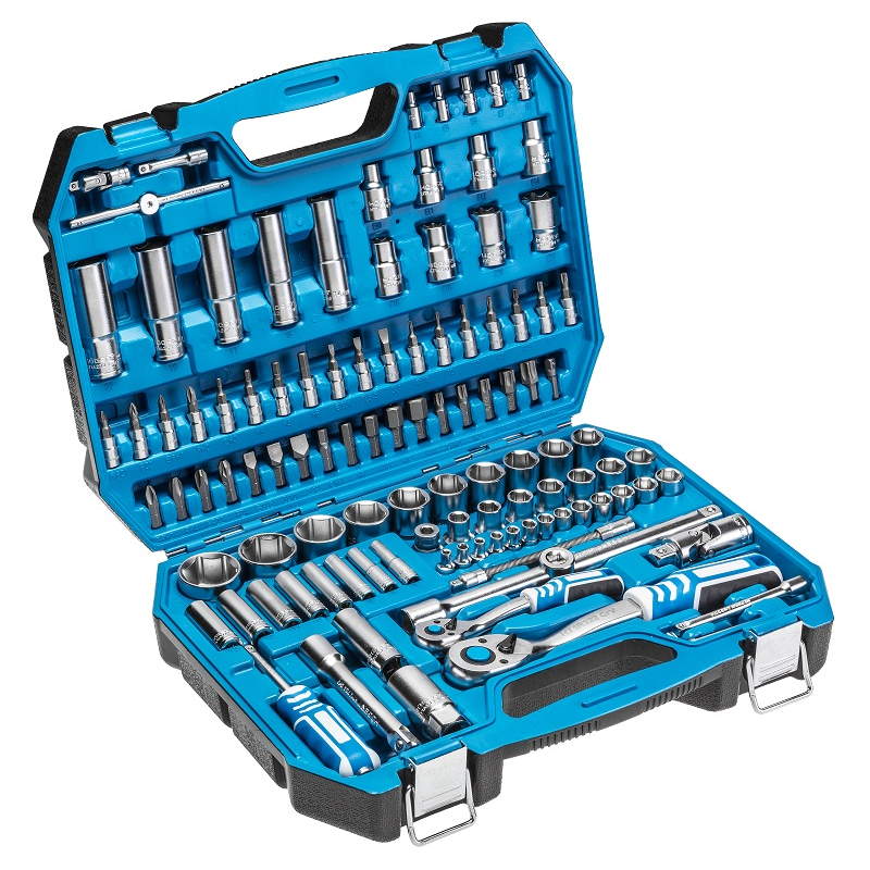 Набор инструментов 1/4", 1/2" Hoegert HT1R432, 112 предметов в Костроме