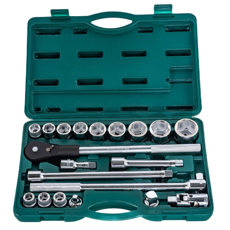 Набор головок торцевых Jonnesway S04H6121S, 3/4"DR 19-50 мм, 21 предмет в Кинешме