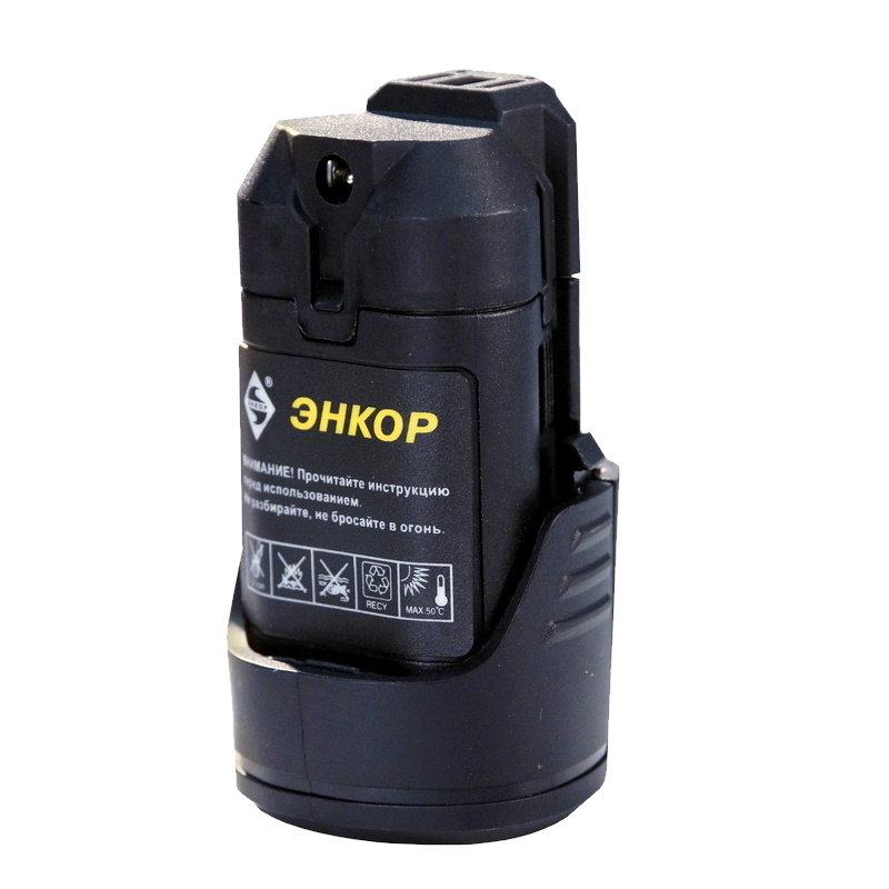 Аккумуляторная дрель-шуруповерт Энкор ДША-2 12ЭР/10Л 50021, 2x1,5 А*ч в Кинешме