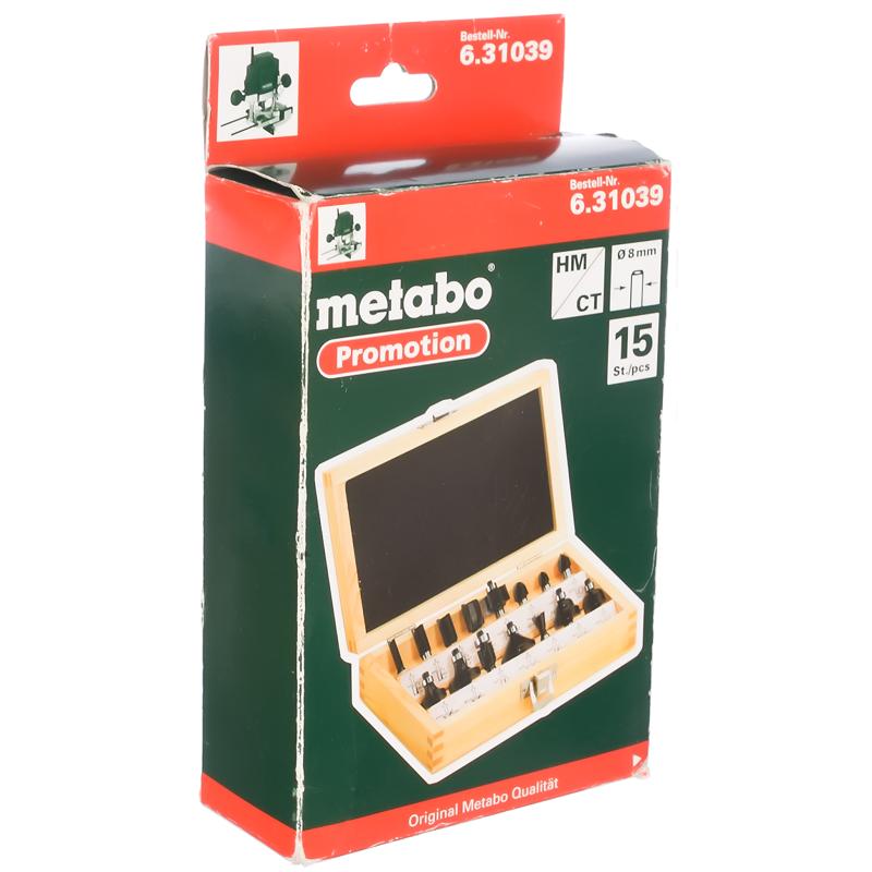 Набор твердосплавных концевых фрез Metabo 631039000 15 шт. в Костроме