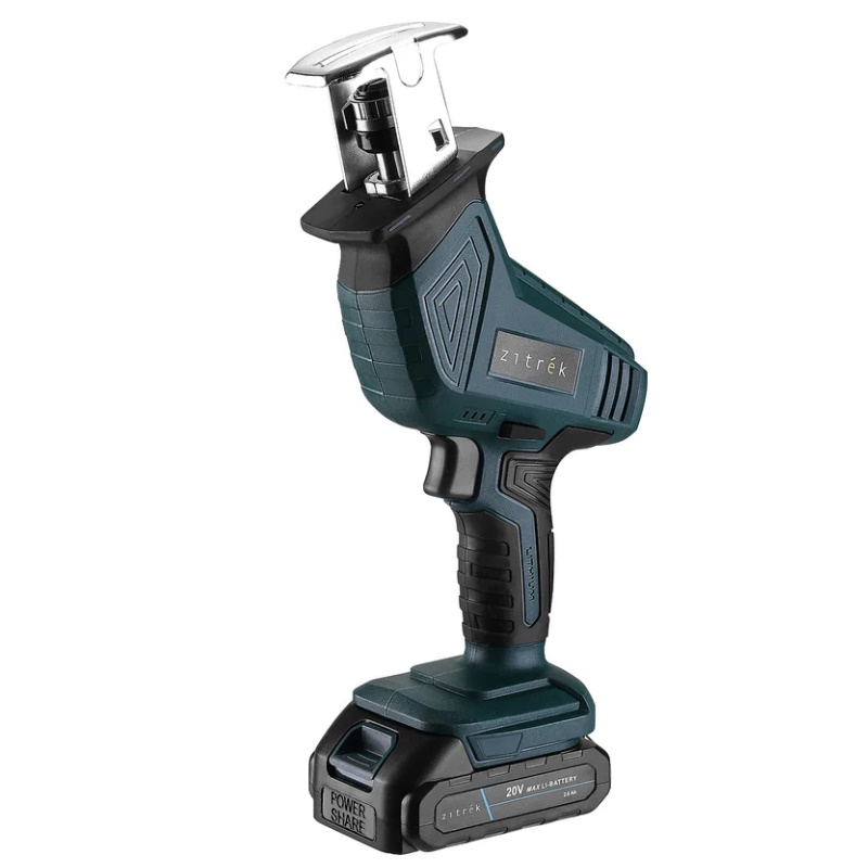 Пила сабельная аккумуляторная Zitrek ZKRS20 PRO 085-1316, в кейсе, 20В, 2x2.0 Ач в Вологде