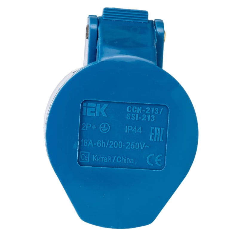 Розетка кабельная IEK ССИ-213 (16А, 2P+E, 220 В, IP44) PSR21-016-3 в Иваново