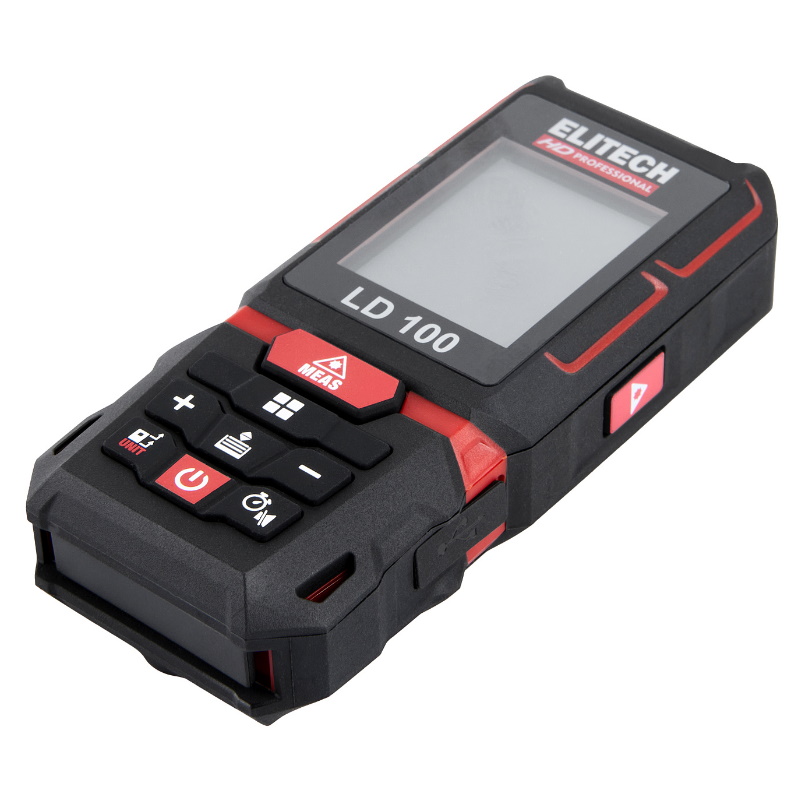 Лазерный дальномер Elitech HD LD 100 204771, 0.05–100 м, угломер, точность-2 мм/м в Угличе