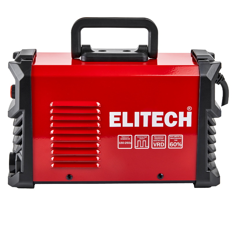 Инвертор Elitech АИС 200 ЖК 204745, MMA, 160-250В, 7.0 кВт, 20-200А в Твери