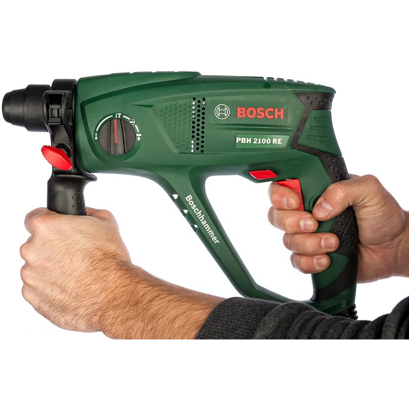 Перфоратор Bosch PBH 2100 RE 06033A9320 в кейсе, с защитной муфтой в Рыбинске