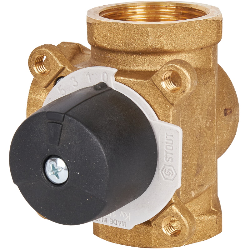 Клапан Stout KVs 15 SVM-0003-013201, 3-х ходовой, смесительный, 1 1/4" в Ярославле
