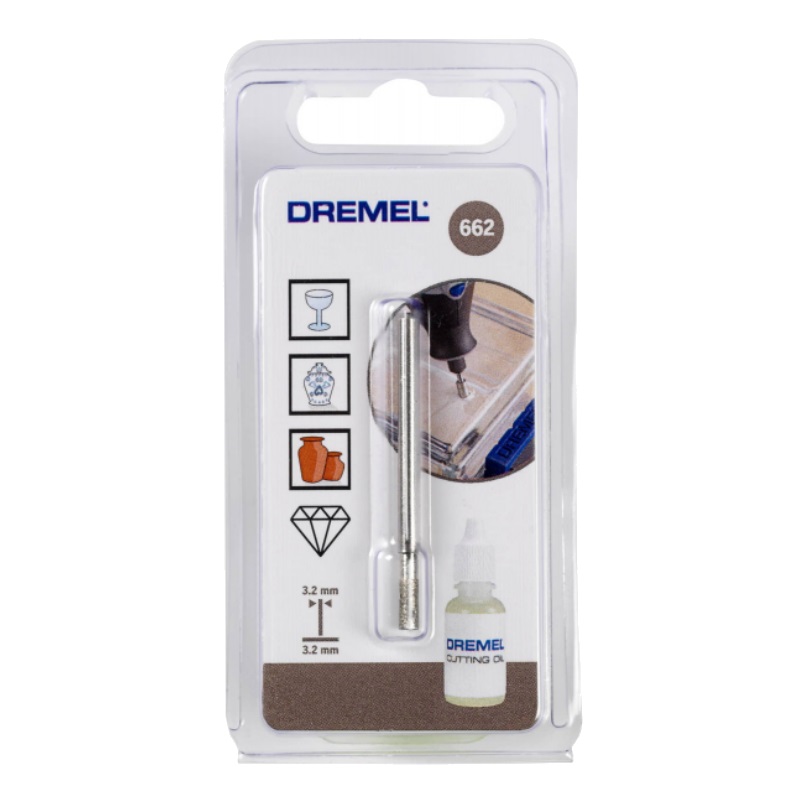Сверло по стеклу Dremel 2.615.066.2JA, 3.2 мм