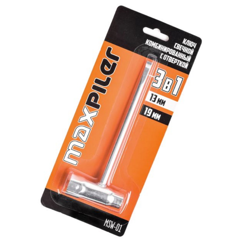 Ключ-отвертка Maxpiler MSW-01 отвертка ключ 13 мм ключ 19 мм 100₽