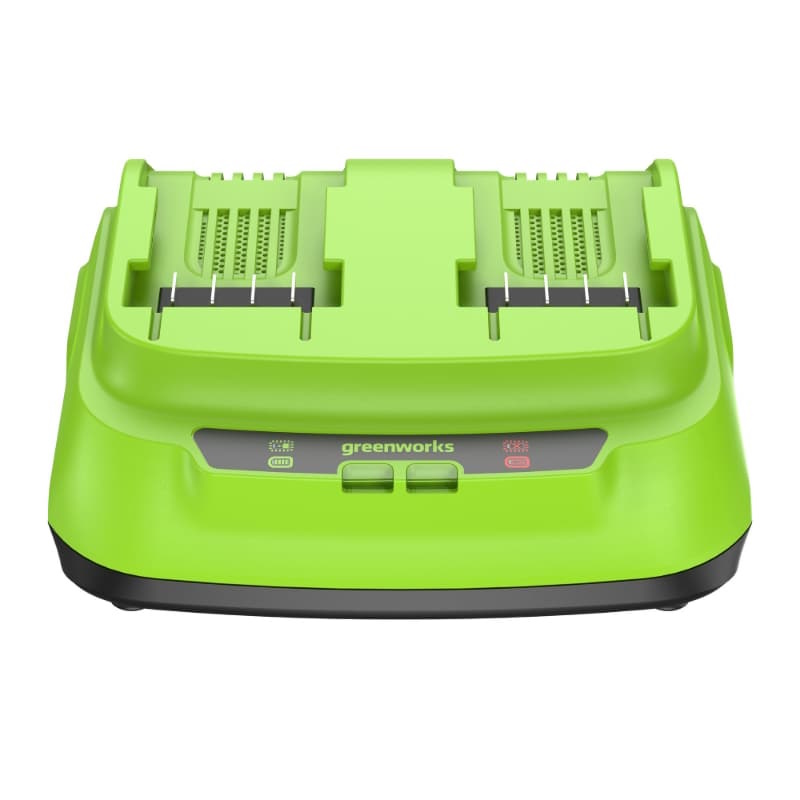 Ультрабыстрое двойное зарядное устройство Greenworks G24X2C8 2958807, 24V, 8A в Туле