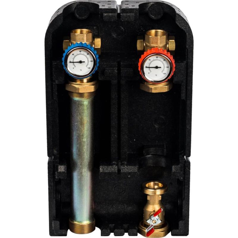 Насосная группа с прямым контуром Stout SDG-0001-002501 1" без насоса в теплоизоляции в Твери