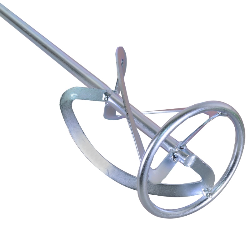 Насадка-миксер оцинкованная Вихрь 73/3/7/8, 120х600 мм, М14 для строительных смесей