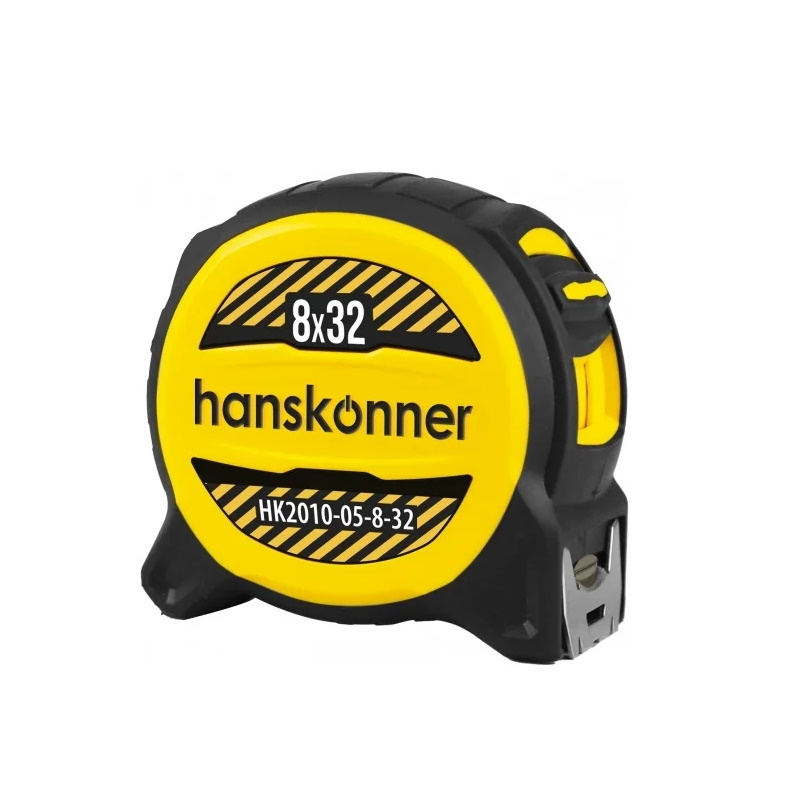 Рулетка Hanskonner HK2010-05-8-32 8x32мм, двухсторонняя, нейлон, двойной мощный магнит в Муроме