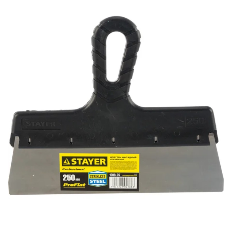 Шпатель фасадный Stayer "PROFESSIONAL" 1008-25 (с пластмассовой ручкой, 250мм)  в Иваново