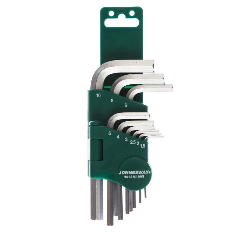 Набор шестигранников Jonnesway H01SM109S (1,5-10 мм) в Кинешме