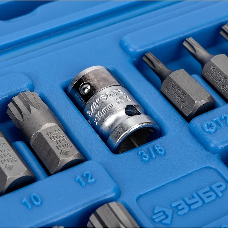Биты специальные в пластиковом боксе Зубр 2653-H40_z01, HEX, TORX, SPLINE, 40 предметов в Иваново