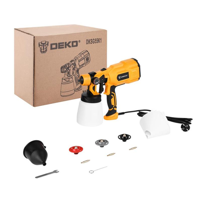Электрический краскопульт Deko DKSG55K1 HVLP 018-1043, 550 W, 800 мл в Рыбинске