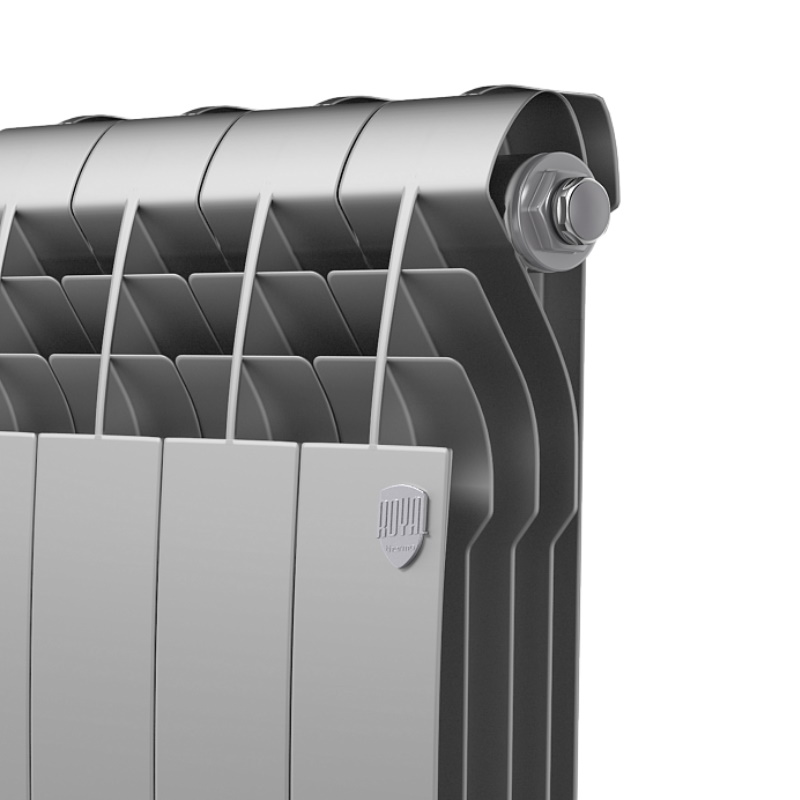 Радиатор Royal Thermo BiLiner 350 /Silver Satin НС-1197129, 6 секций  в Костроме