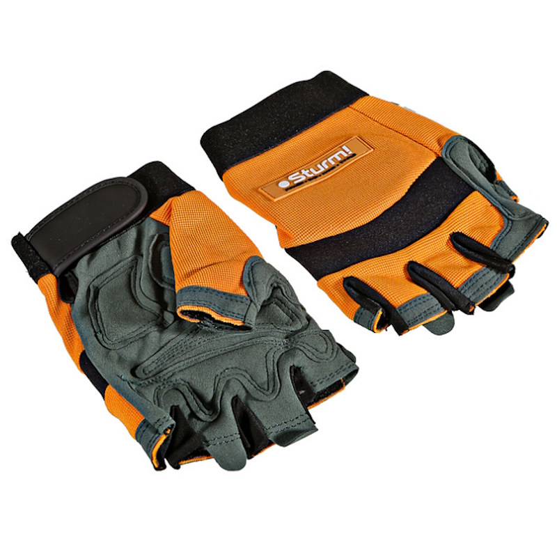 Полуперчатки рабочие Sturm 8054-02-XXL, алкантара, размер XXL