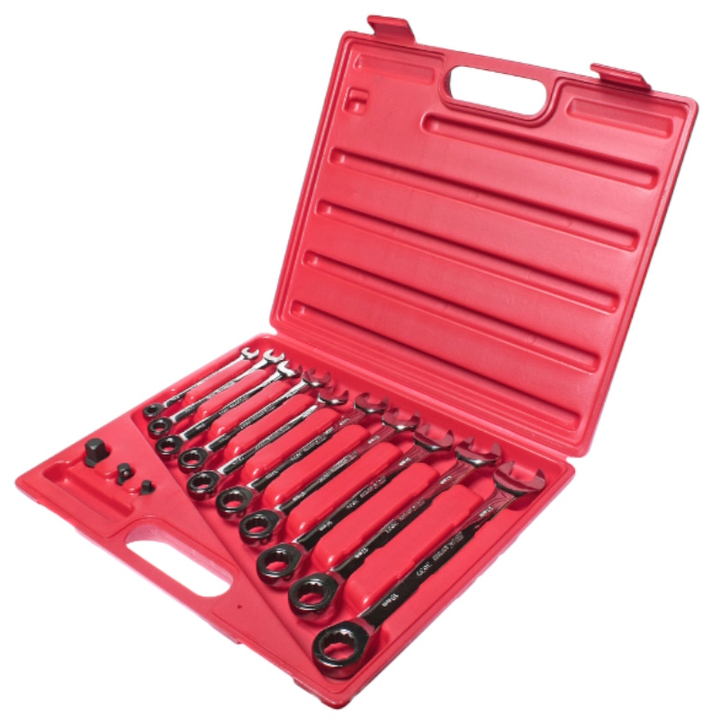 Набор ключей комбинированных трещоточных JTC JTC-3028 8-19мм в кейсе 13 предметов 12098₽